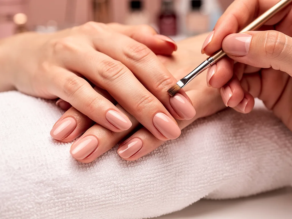 Behandlungsdetail im Salon